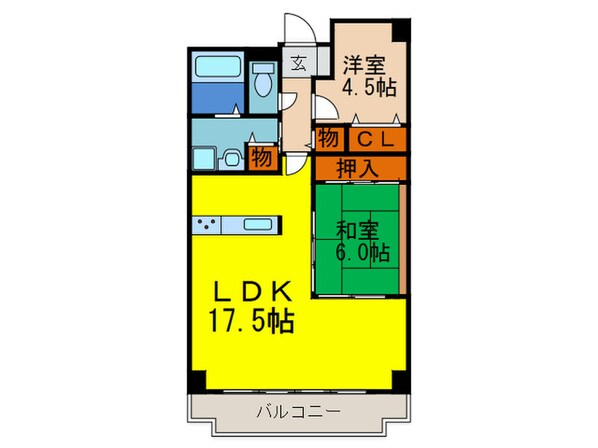 ウィステリア千里の物件間取画像